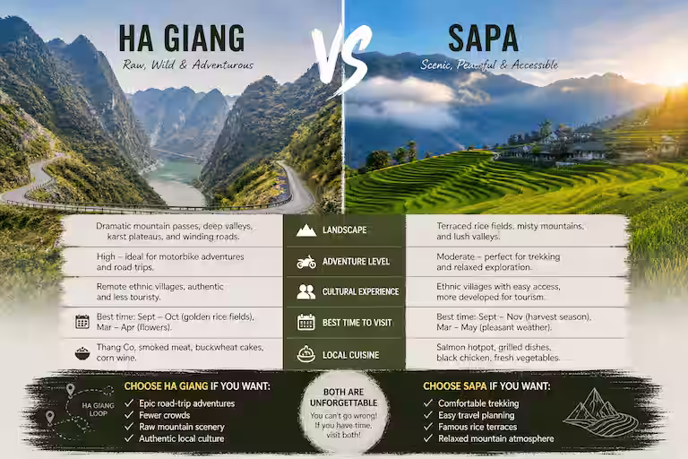 Ha Giang vs Sapa: Which Northern Vietnam Adventure Fits You Best?